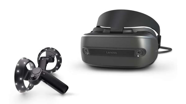Lenovo Explorer Windows Mixed Reality Headset (from Microsoft.com).