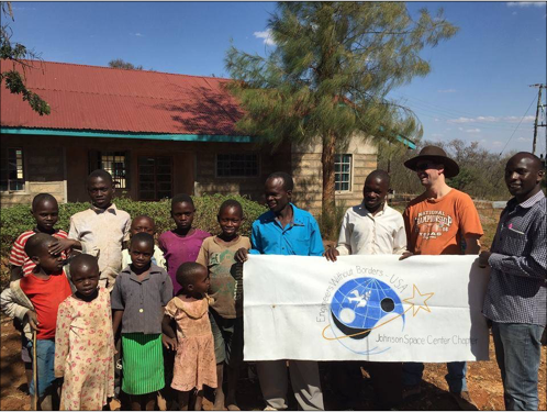  EWB-JSC during their first assessment trip to Kenya in September 2015 with some of the young boys who live at the Rescue Center.  