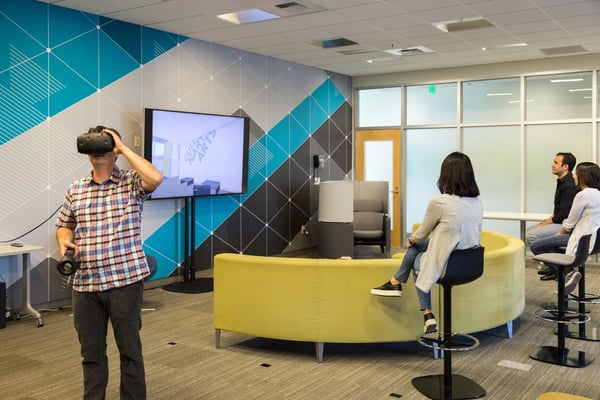   Immersive Review at HMC Architects office with IrisVR Prospect.  Image Courtesy of HMC Architects.  
