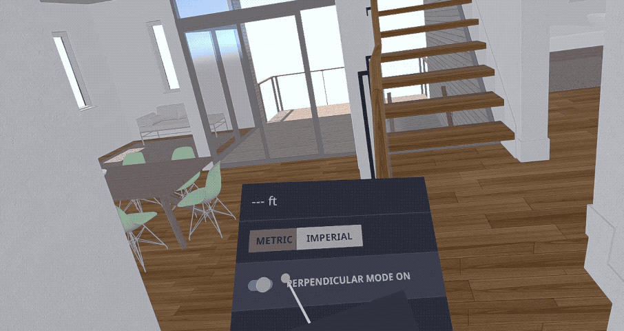  Measure distances easily with our in-VR measuring tool, released in Prospect 1.6. 